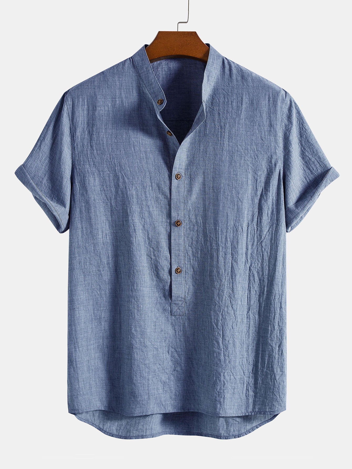 Cotton-Linen Shirt and Pants Set