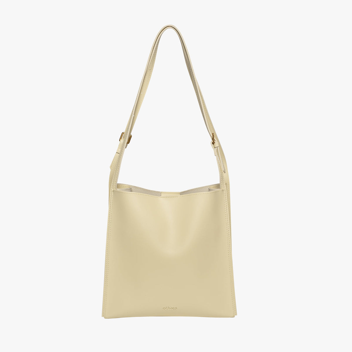 Vegan leather shoulder tote bag