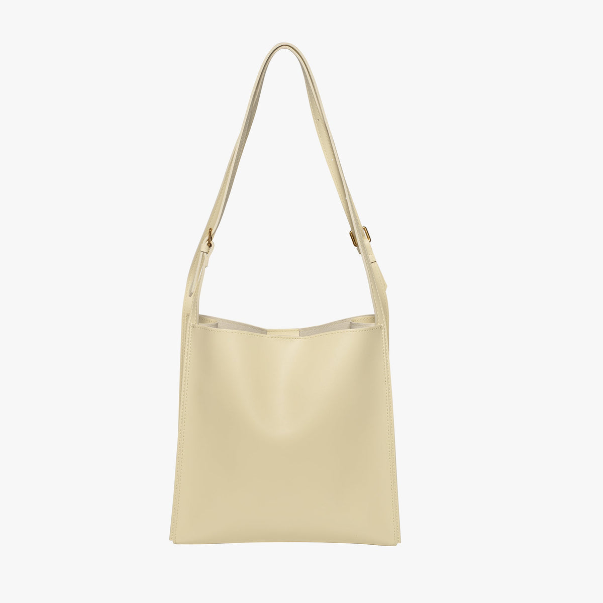 Vegan leather shoulder tote bag