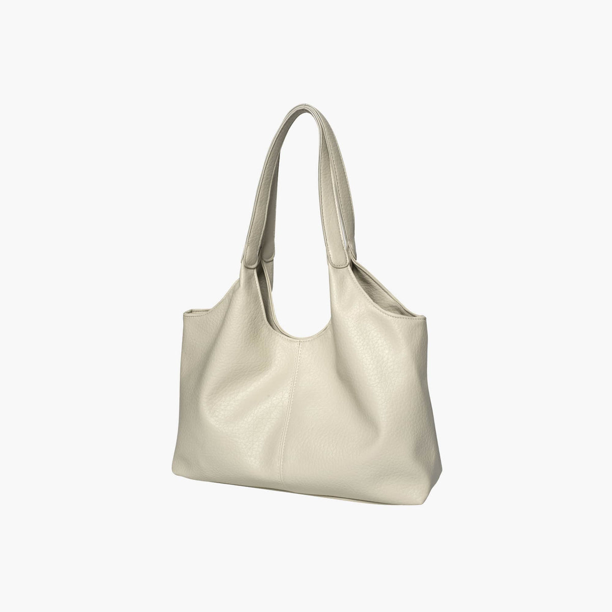 Women's chic vegan leather hobo tote bag
