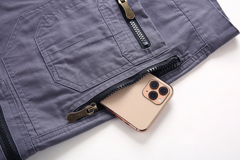 Men's Tactical Cargo Shorts with Multi-Pocket Storage