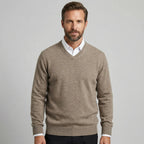 Men's Cashmere V-Neck Sweater