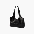 Women's chic vegan leather hobo tote bag