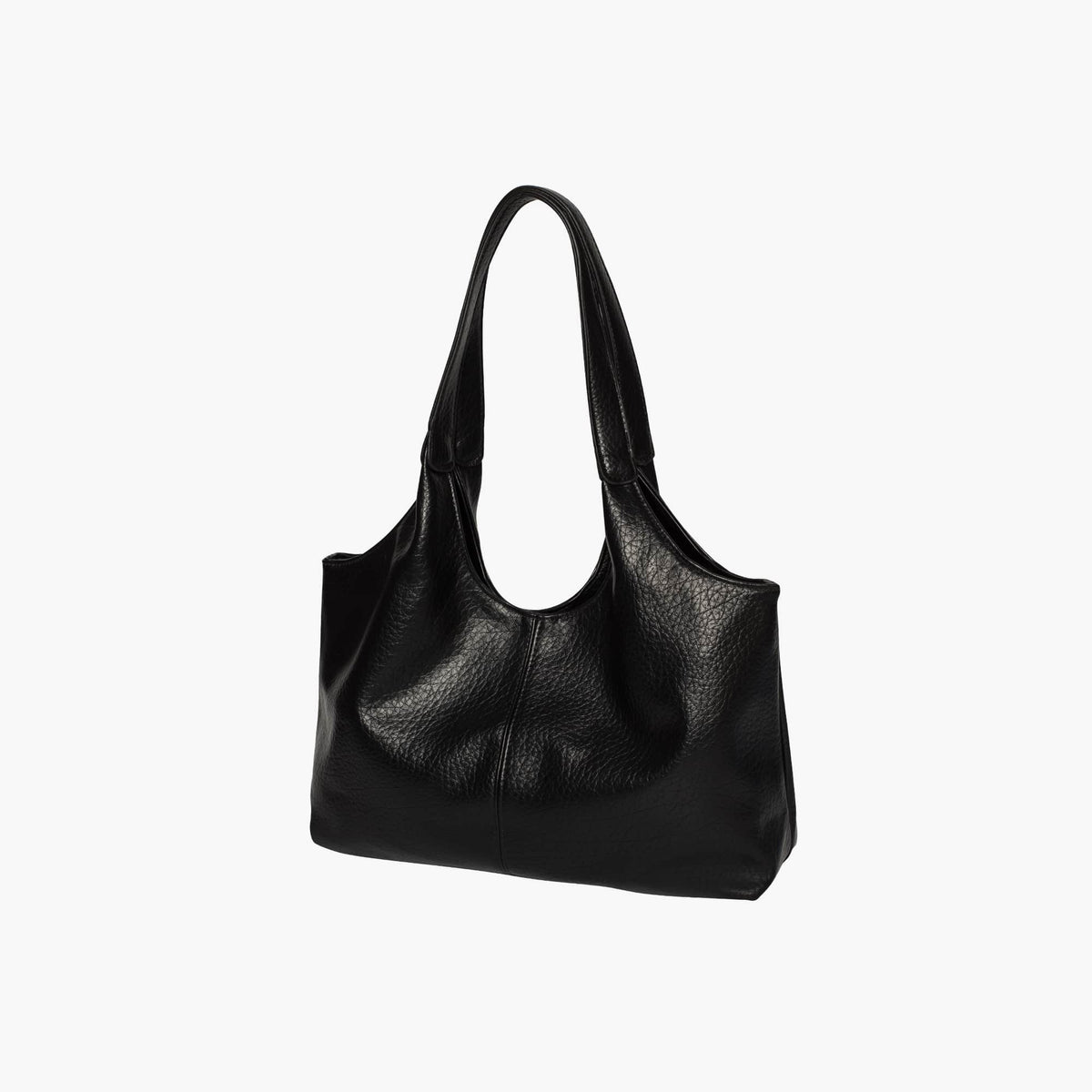 Women's chic vegan leather hobo tote bag