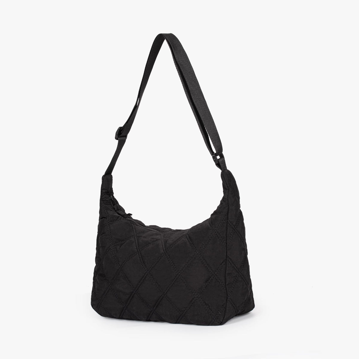 Women's chic quilted puffer shoulder bag