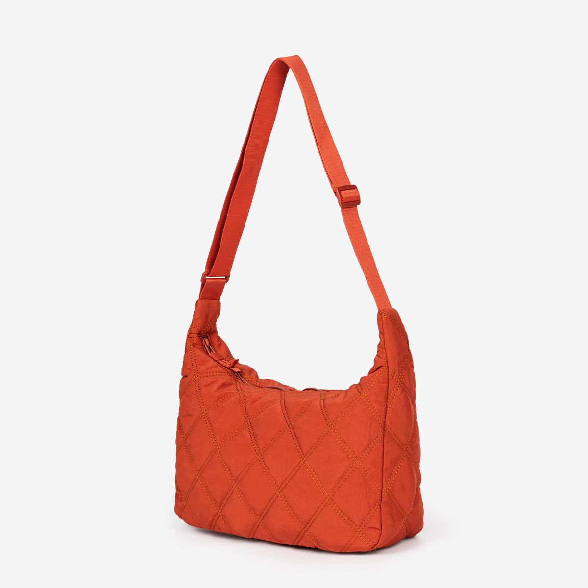 Women's chic quilted puffer shoulder bag
