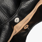 Women's chic vegan leather hobo tote bag