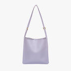 Vegan leather shoulder tote bag