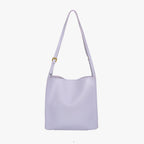 Vegan leather shoulder tote bag