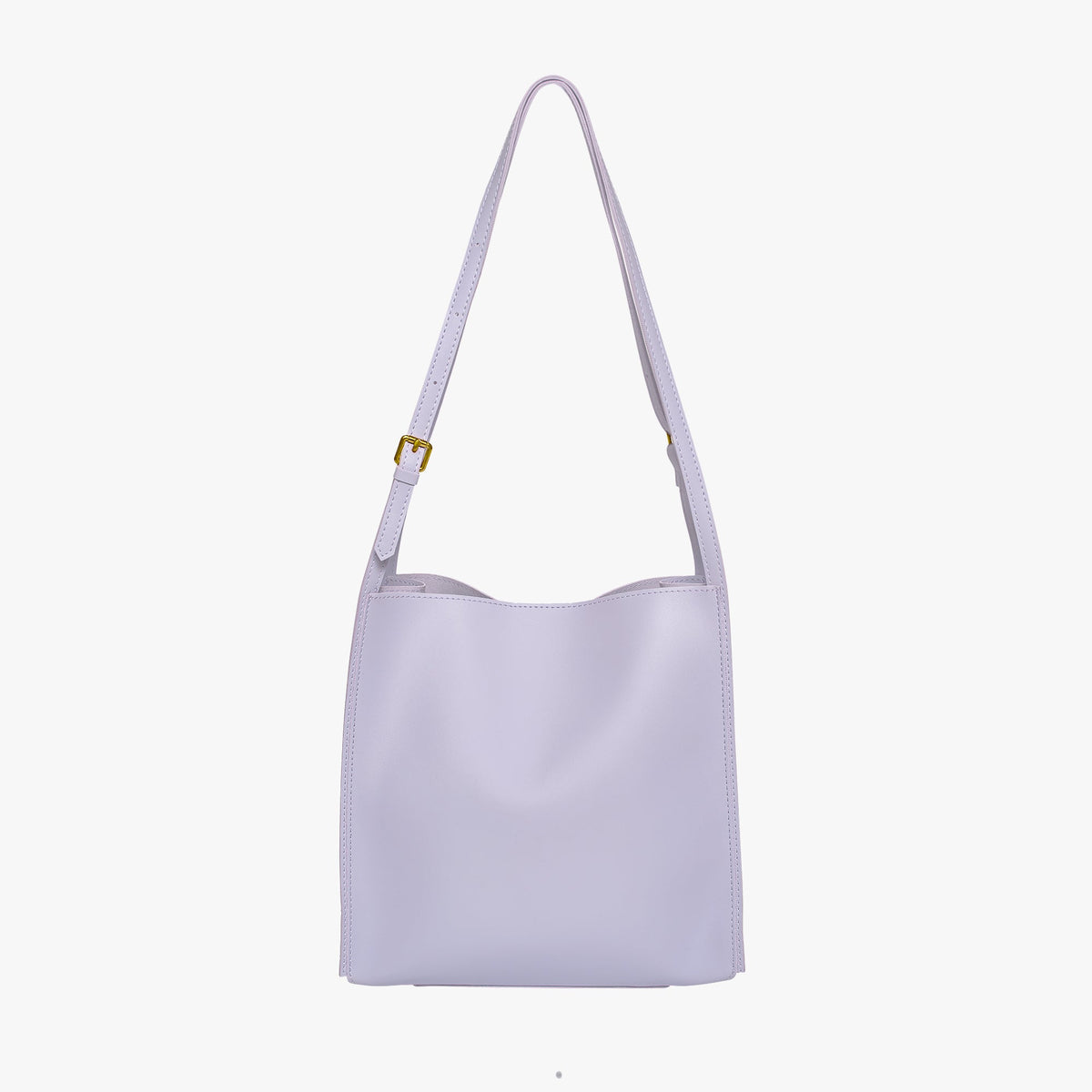 Vegan leather shoulder tote bag