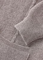 Cashmere Shirt Collar Cardigan