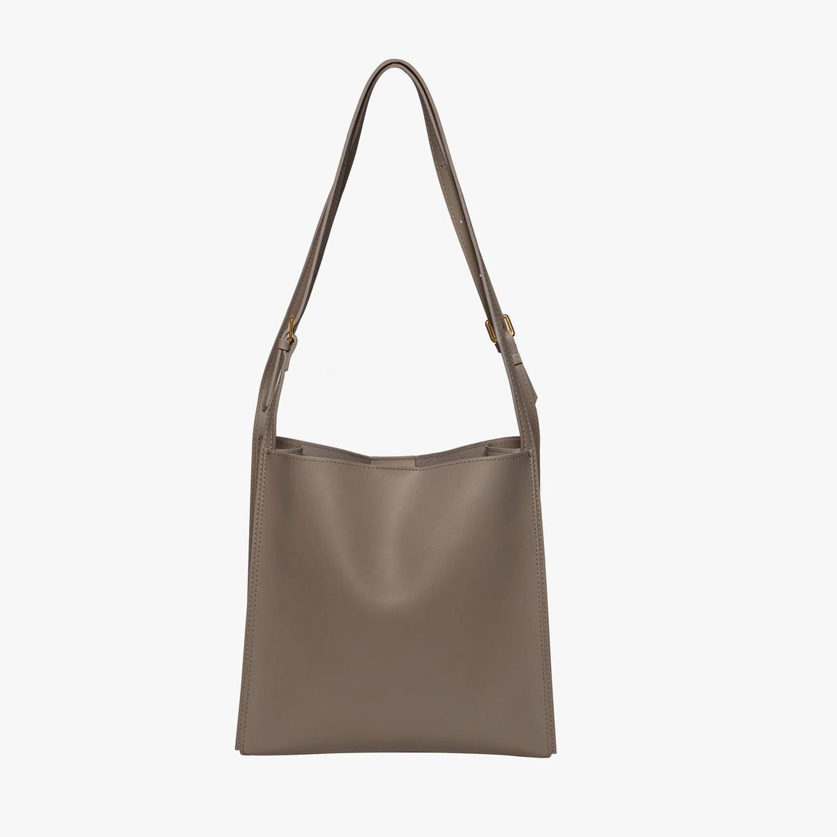 Vegan leather shoulder tote bag