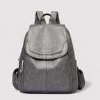 Women's Anti-Theft Leather Backpack