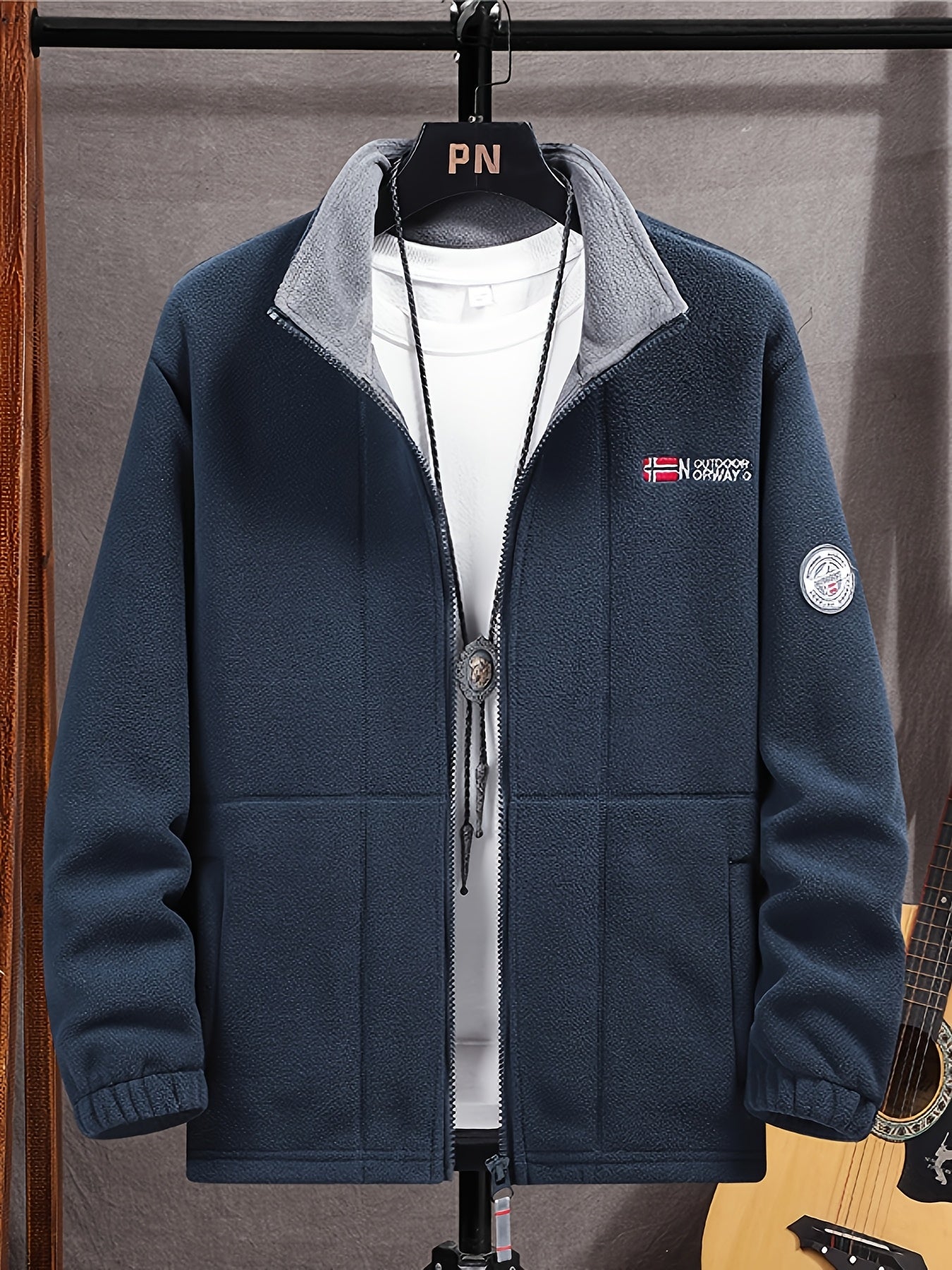 Men's Full-Zip Warm Fleece Jacket
