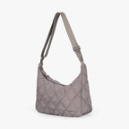 Women's chic quilted puffer shoulder bag