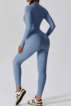 Seamless Half-Zip Jumpsuit