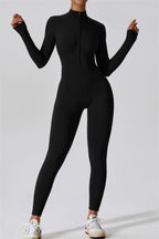 Seamless Half-Zip Jumpsuit