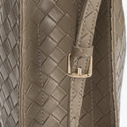 Vegan leather shoulder tote bag