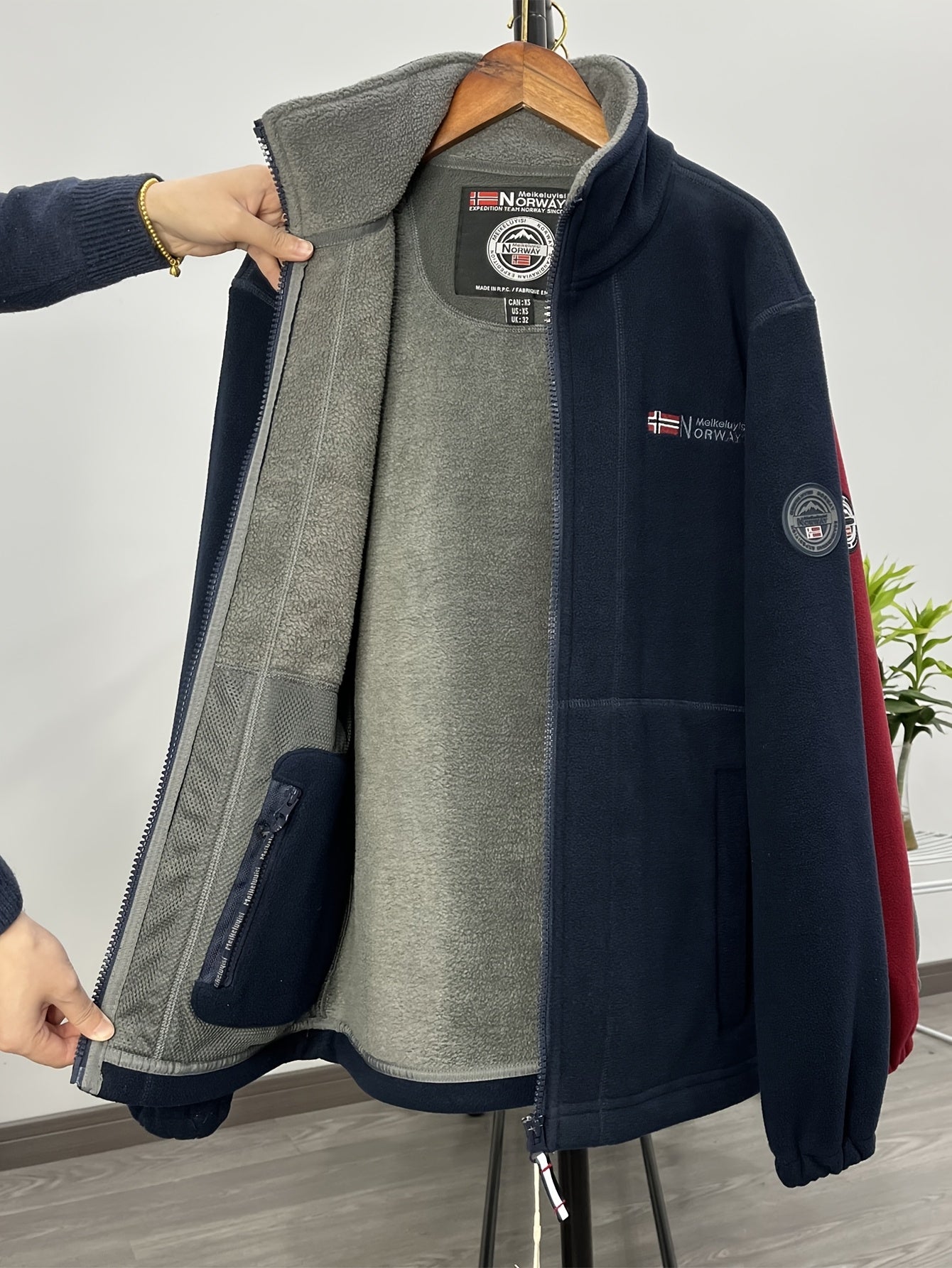 Men's Full-Zip Warm Fleece Jacket