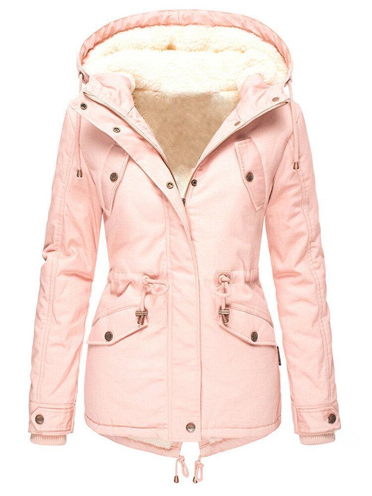 Hooded lined winter jacket