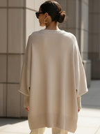 Oversized Batwing Knit Sweater