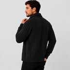 Cable knit button front cardigan sweater