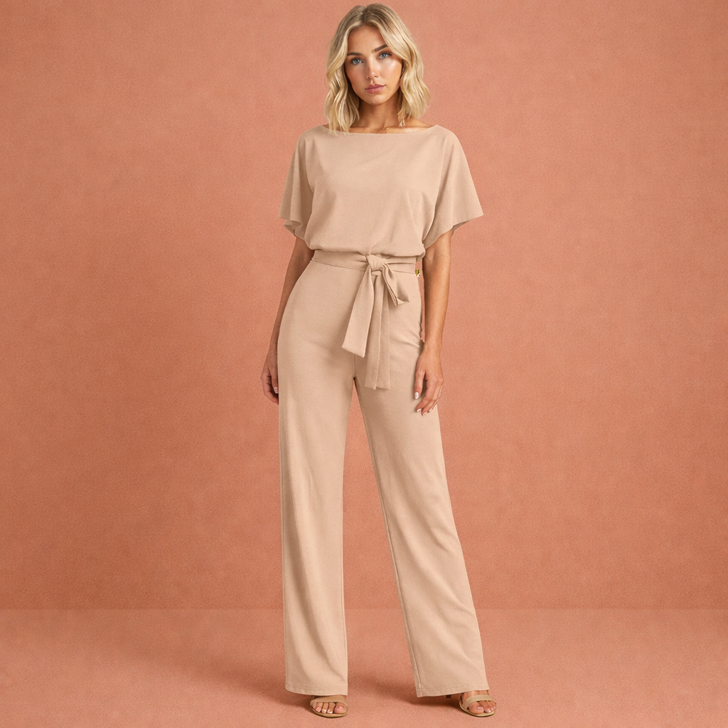 Women's Two Piece Wide Leg Trouser Set