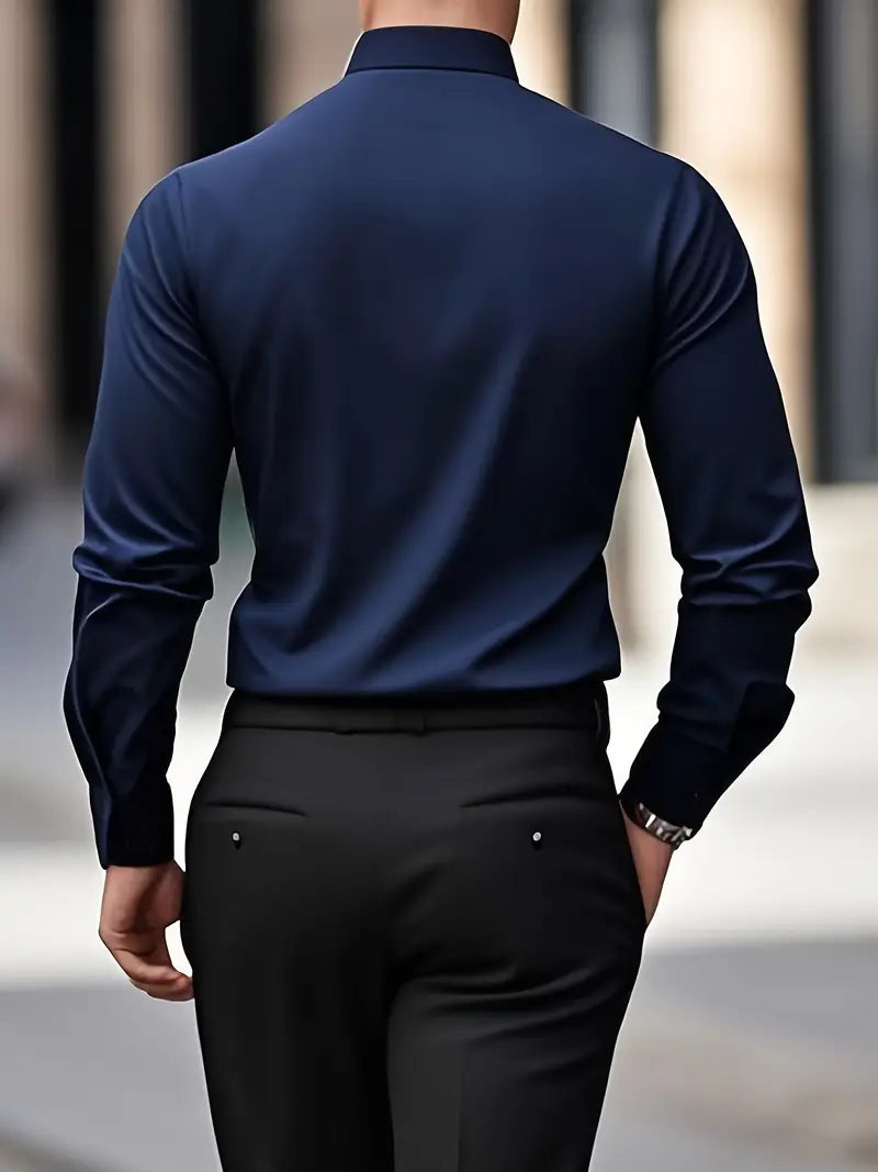 Slim Fit Wrinkle-Resistant Shirt