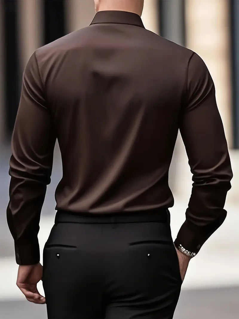 Slim Fit Wrinkle-Resistant Shirt