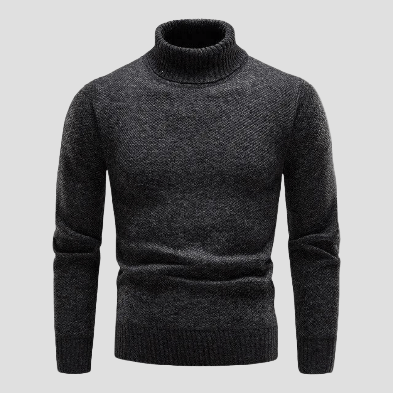 Men’s Turtleneck Knit Sweater