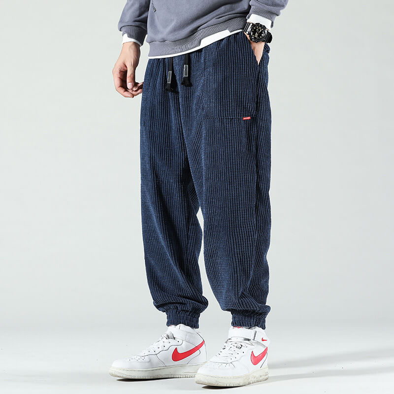 Wide Leg Corduroy Trousers