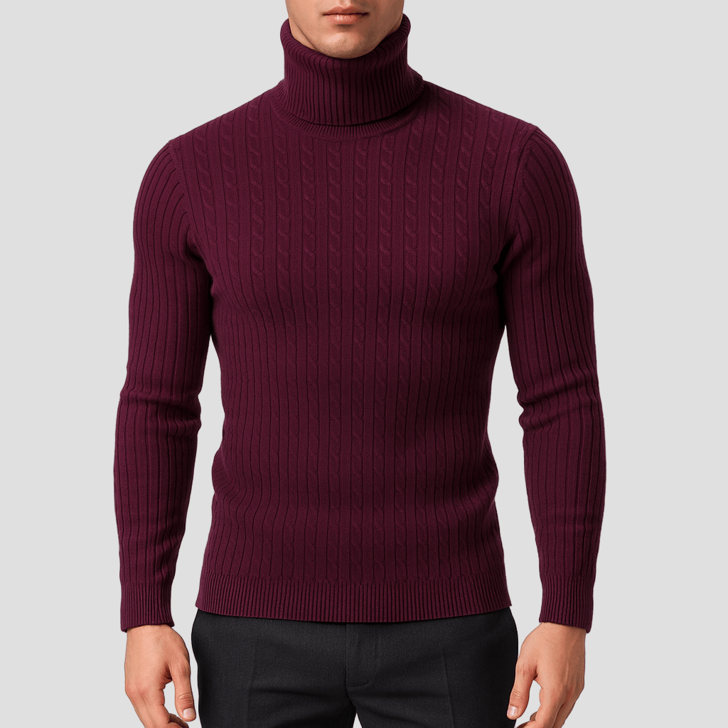 Comfortable Cashmere Turtleneck Sweater