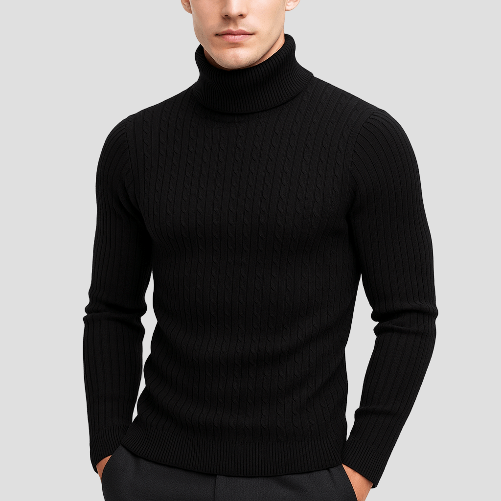 Comfortable Cashmere Turtleneck Sweater