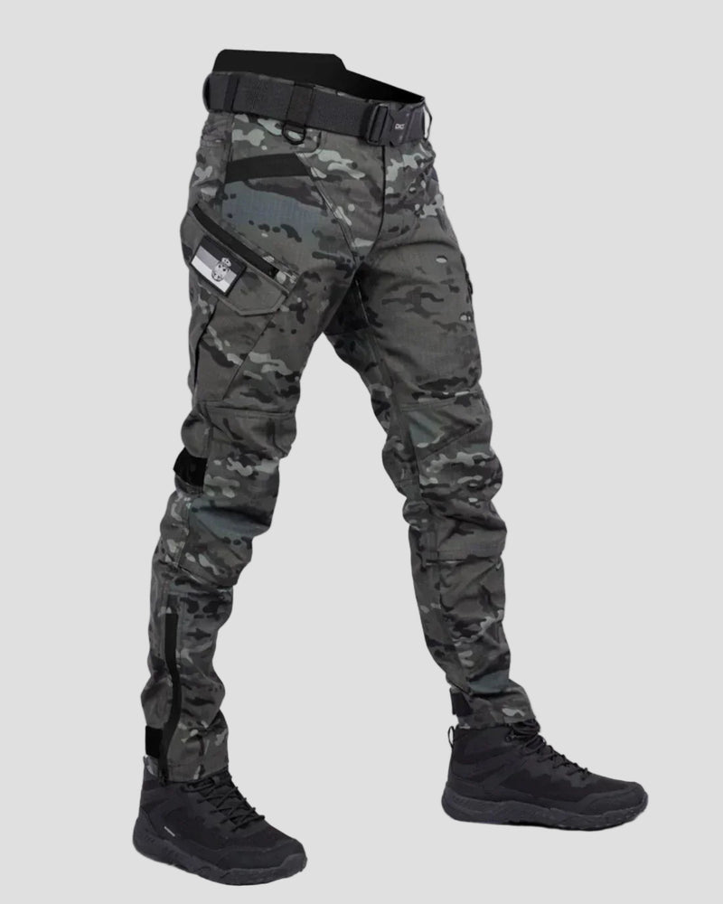 Men's Outdoor Cargo Pants with Multiple Utility Pockets