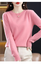 Women's adorable oversized knit sweater for fall and winter