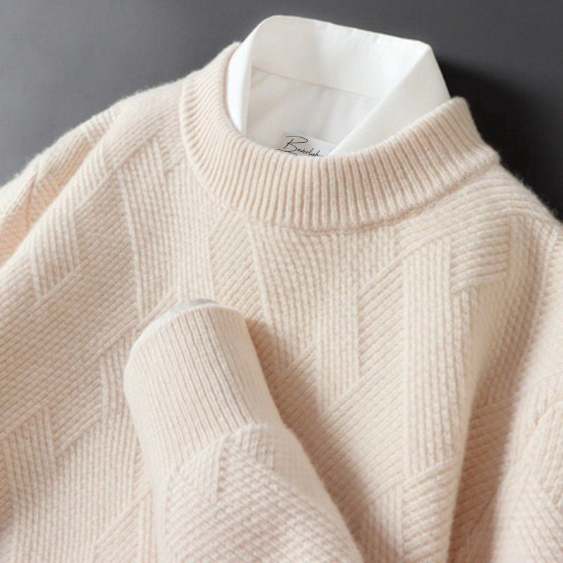 Men's Soft Sweater Pattern Knit