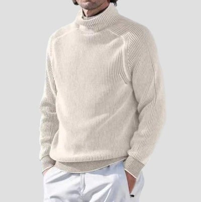 Men's Cashmere Turtleneck Knit Sweater