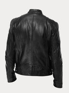 Men's classic leather jacket