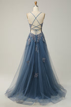 Ball Gown Lace Appliqué Floor-Length Formal Gown