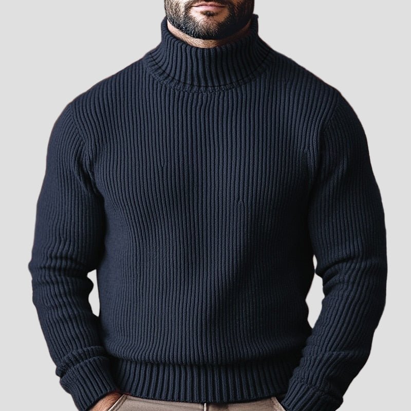 Thick Turtleneck Knit Sweater