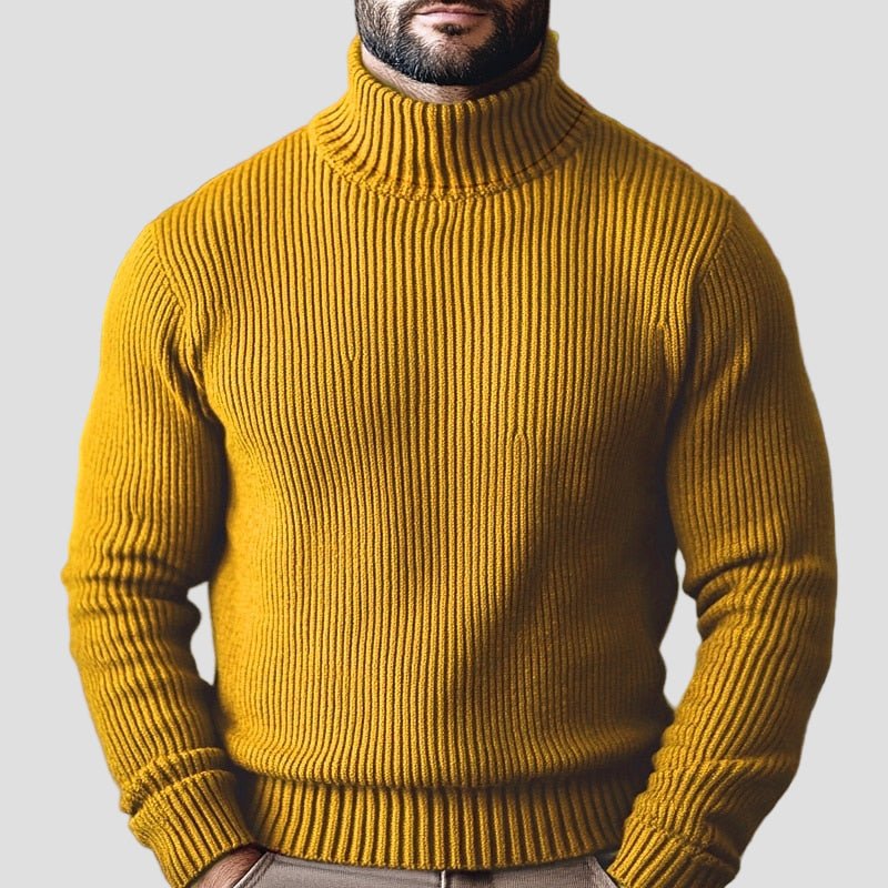 Thick Turtleneck Knit Sweater