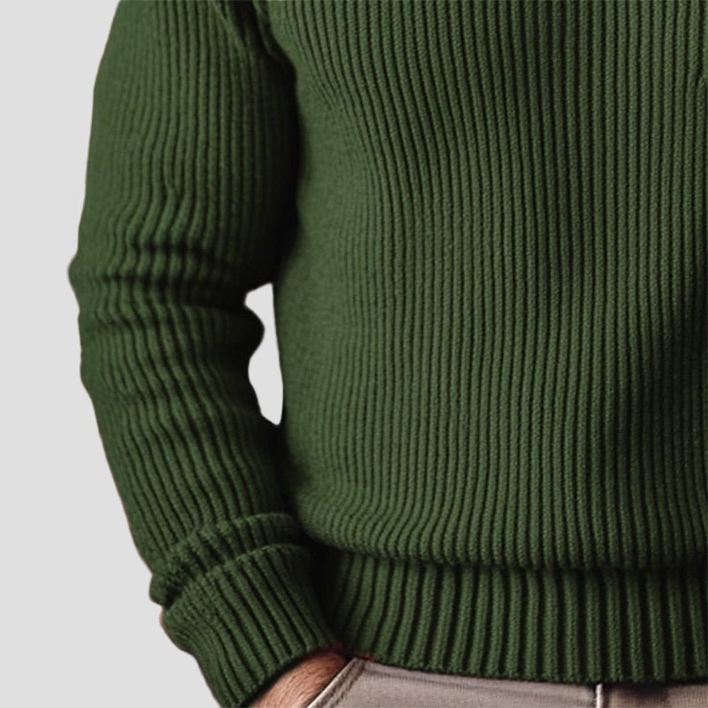Men's Heavy Knit Turtleneck Sweater