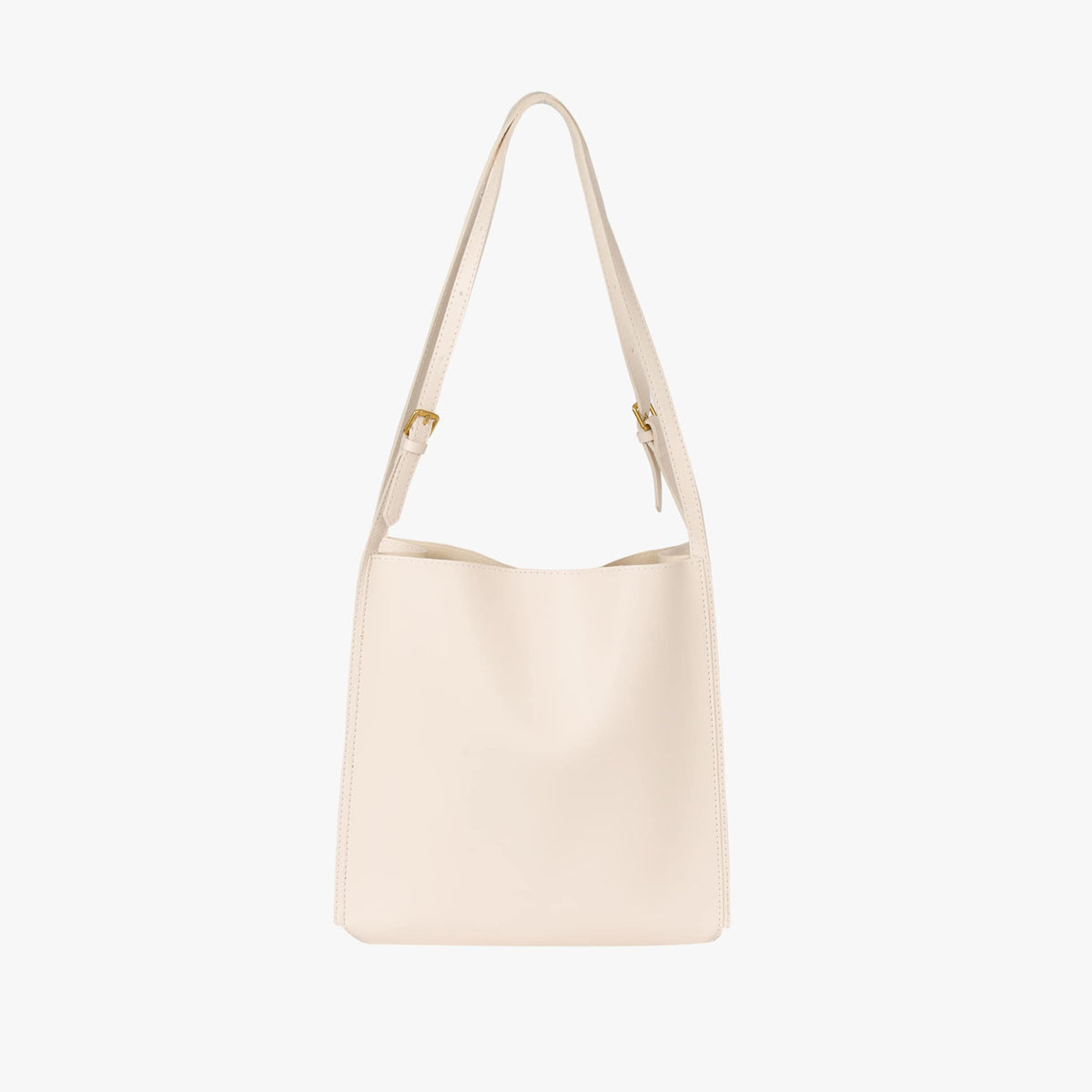 Vegan leather shoulder tote bag