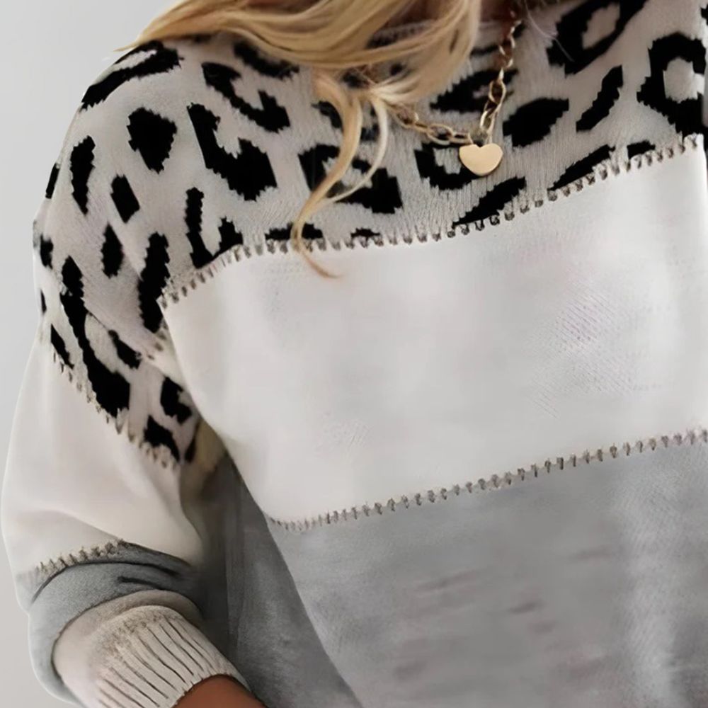 Women’s Leopard Pattern Sweater