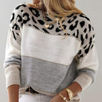 Women’s Leopard Pattern Sweater