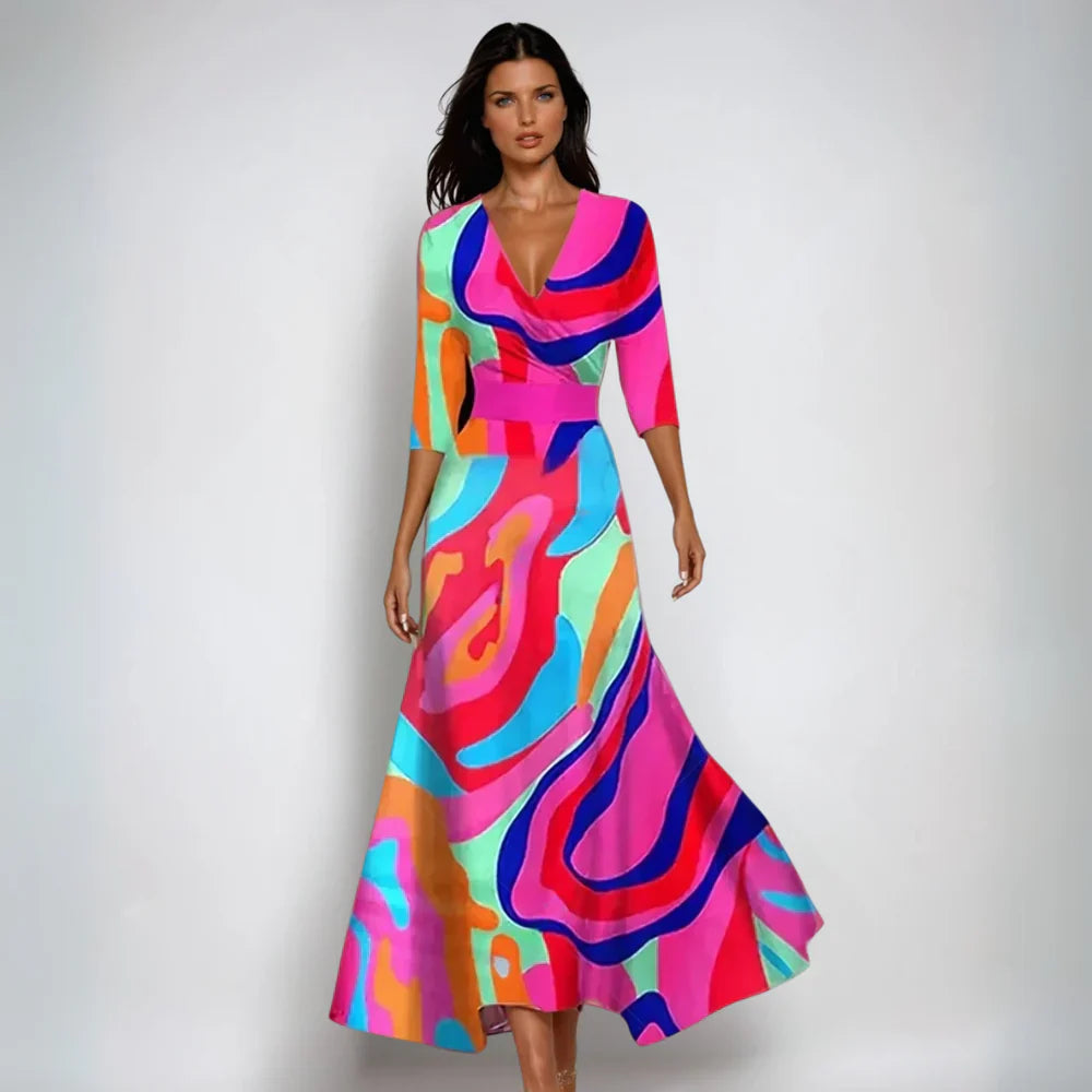 Soft Flowing Floral Dress