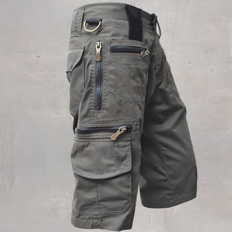 Men's Tactical Cargo Shorts with Multi-Pocket Storage
