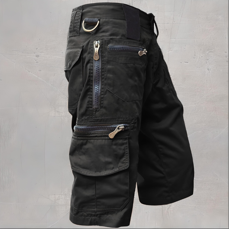 Men's Tactical Cargo Shorts with Multi-Pocket Storage