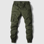 Men's cargo joggers pants designed for outdoor activities, featuring multiple pockets, a comfortable fit, and durable fabric for versatility and style. 5