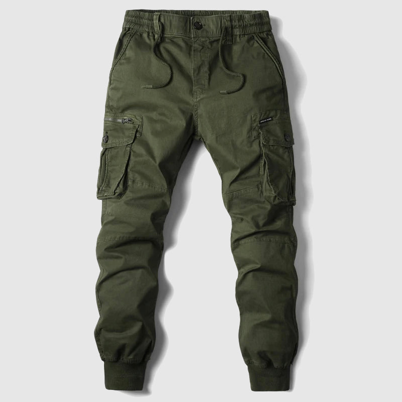 Men's cargo joggers pants designed for outdoor activities, featuring multiple pockets, a comfortable fit, and durable fabric for versatility and style. 5